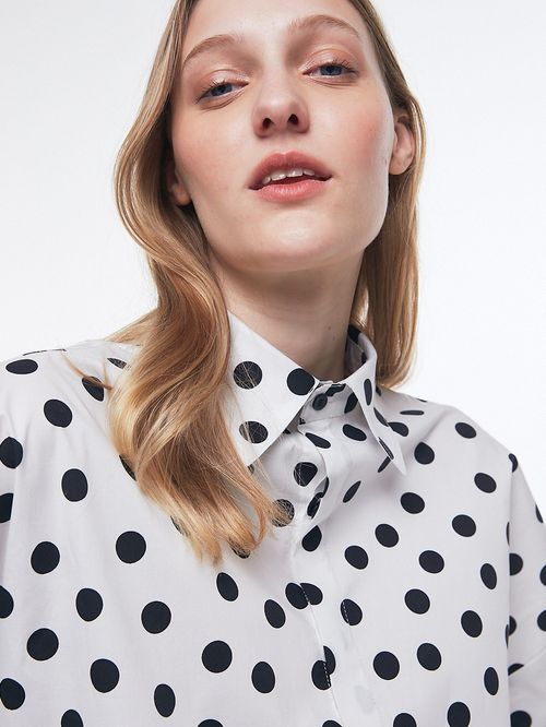 Camisa Over Dots