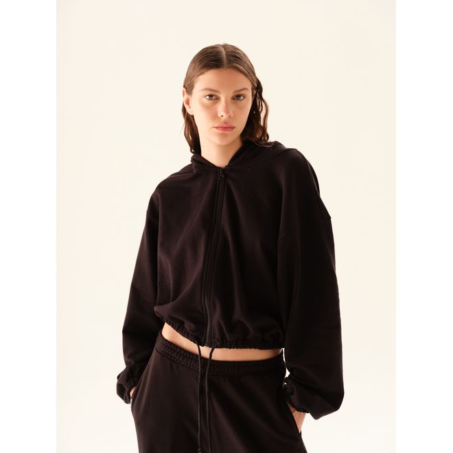 Hoodie Zipper Crop
