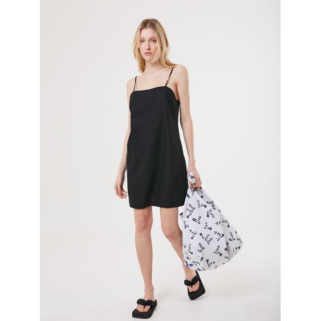 Vestido Bretel Lino