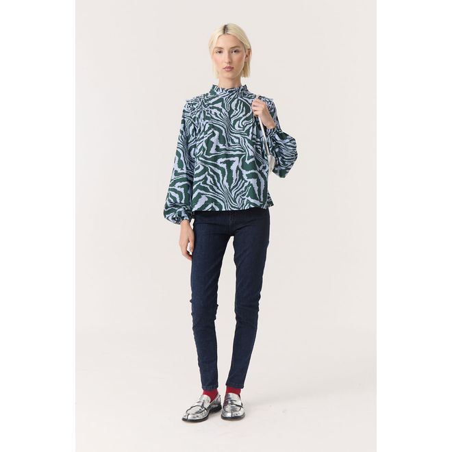 Denim Skinny Mide Rise