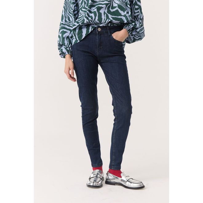 Denim Skinny Mide Rise
