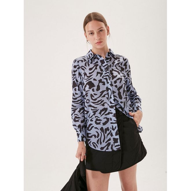 Camisa Animal Glitch Print